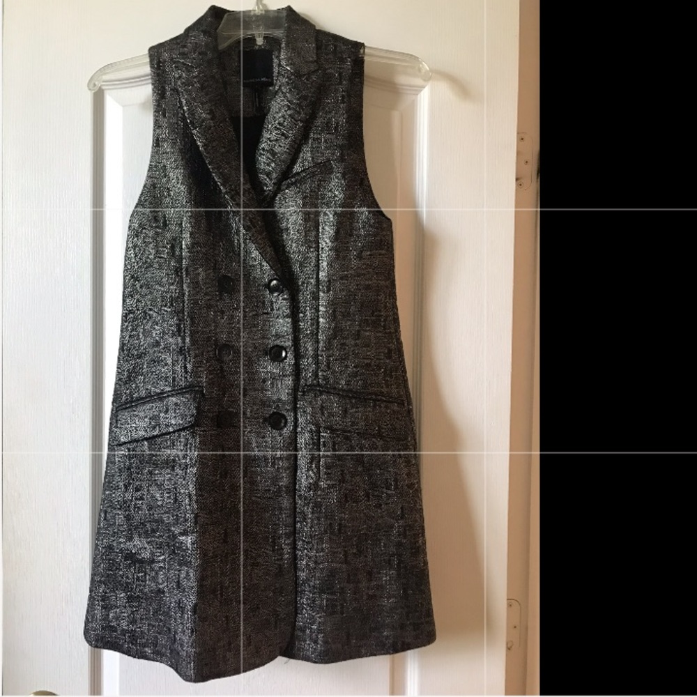 Marissa Webb Black Silver Dress